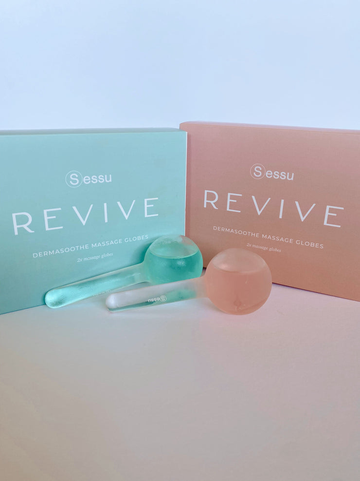 LARGE AQUA - REVIVE DERMASOOTHE MASSAGE GLOBE SET